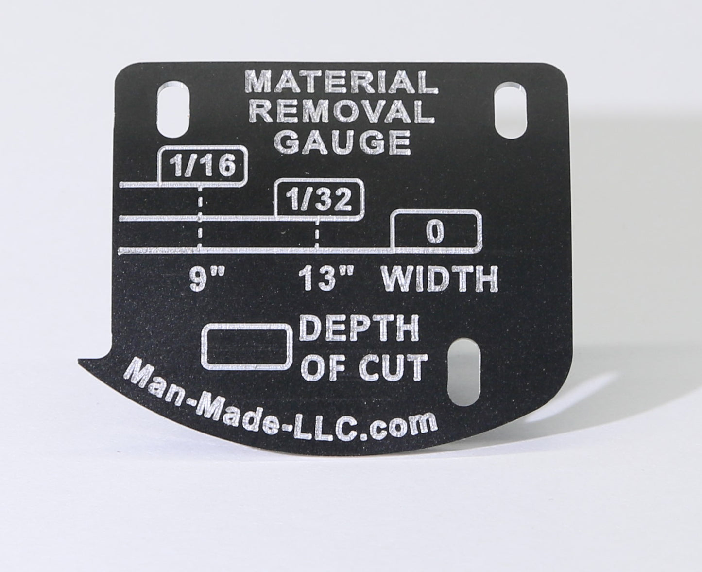 Removal Gauge for undersized Shelix cutterhead